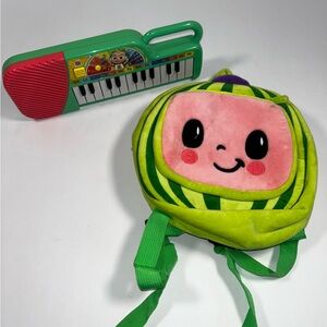 Cocomelon Musical Keyboard Sing & Play Along Ages 2-5 First Act and Backpack!!!